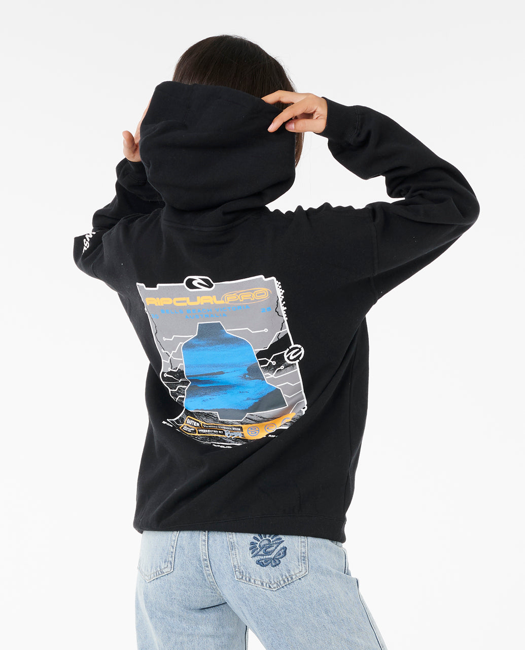2025 Rip Curl Pro Bells Hoodie (Black)