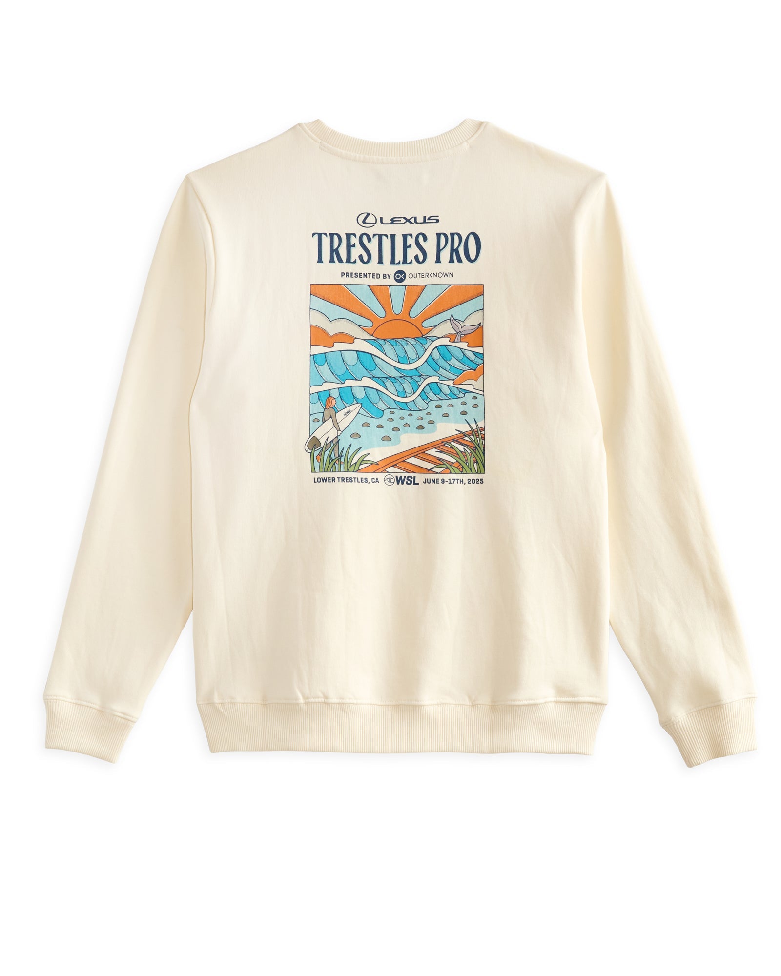 2025 Trestles Pro Sweatshirt (Natural)