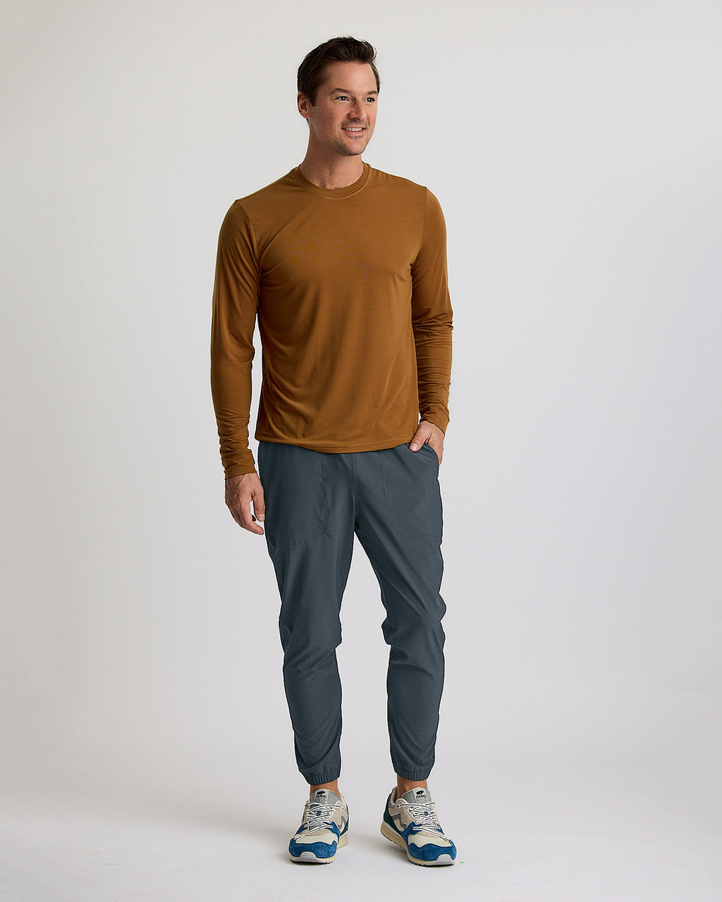 Free Fly Active Breeze Jogger Pants-Storm Cloud