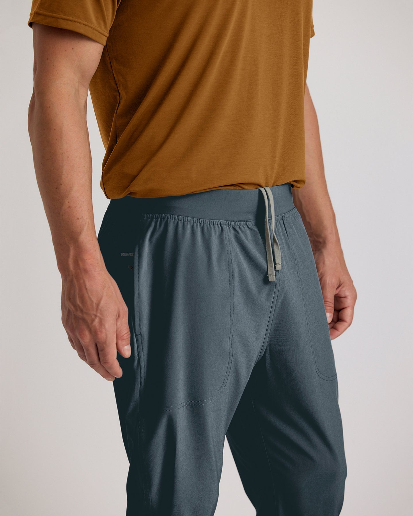 Free Fly Active Breeze Jogger Pants-Storm Cloud