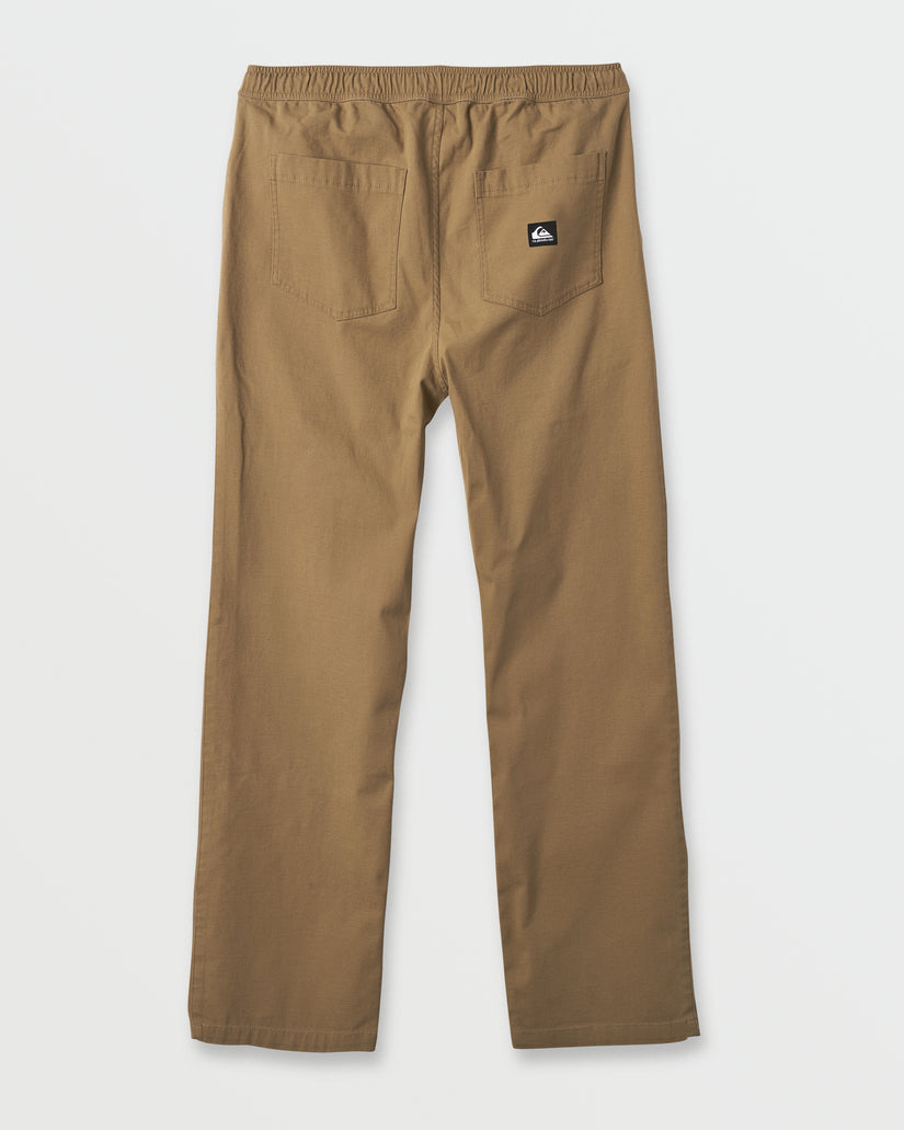 Quiksilver Beach Stretch Canvas Pants-Twill